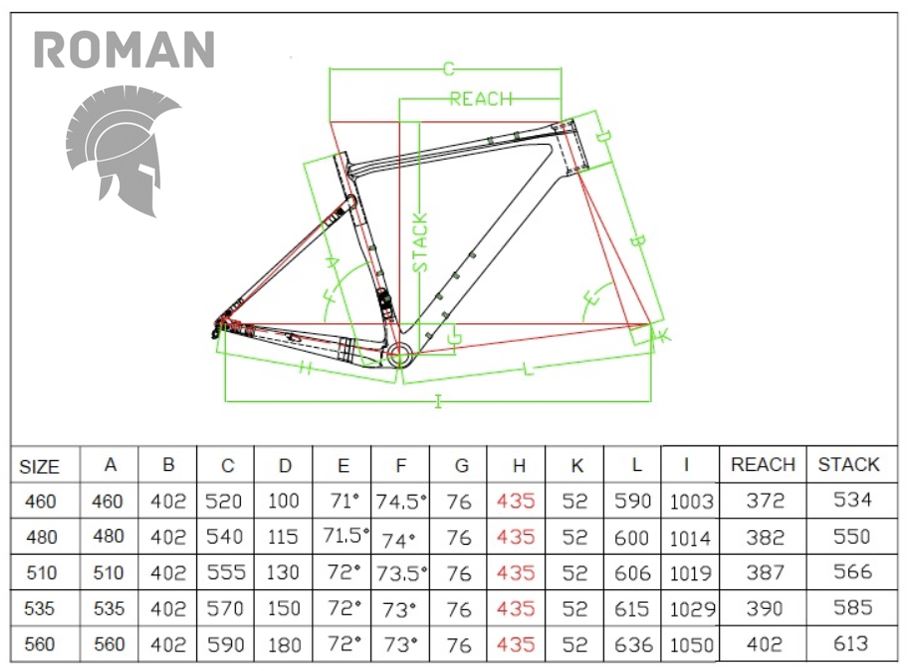 ROMAN GRAVEL FRAME XXV