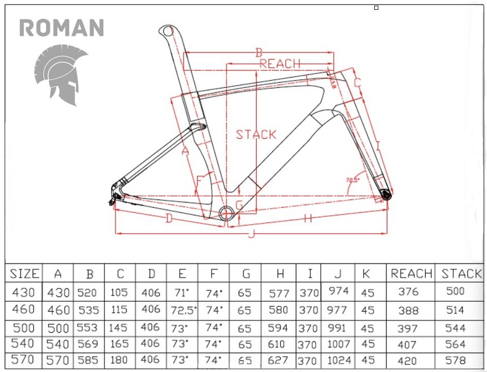 ROMAN AERO R FRAME XXV