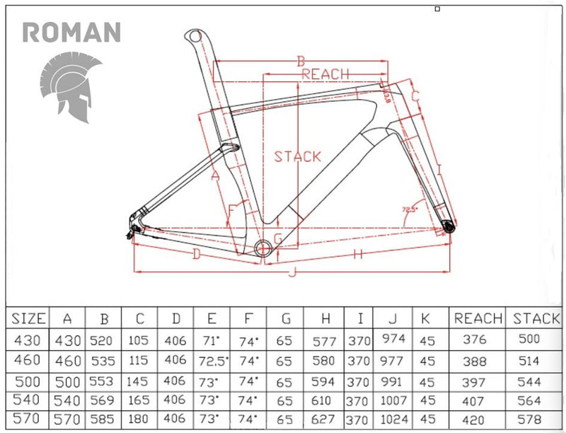 ROMAN AERO R FRAME XXV