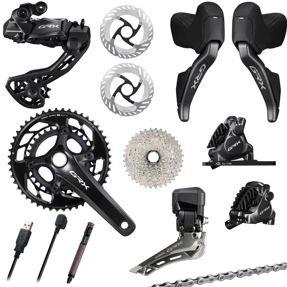 Shimano GRX 825 12-Speed Di2 Groupset Bundle